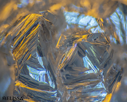 Surface of diamond