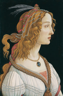 Figure 8. Portrait of a Young Woman. Sandro Botticelli. 1480-1485.